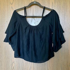 Show Me Your Mumu Tiered Shoulder Top Sz M